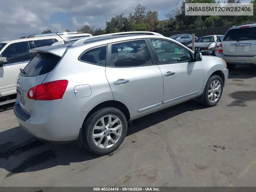 JN8AS5MT2CW282406 2012 Nissan Rogue S/Sv