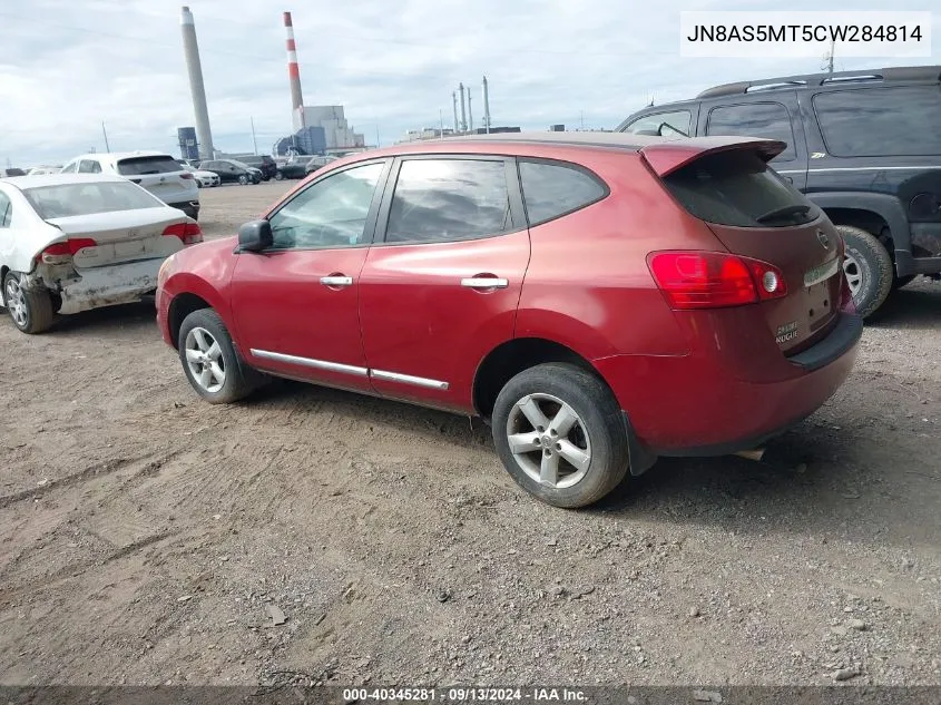 2012 Nissan Rogue S VIN: JN8AS5MT5CW284814 Lot: 40345281