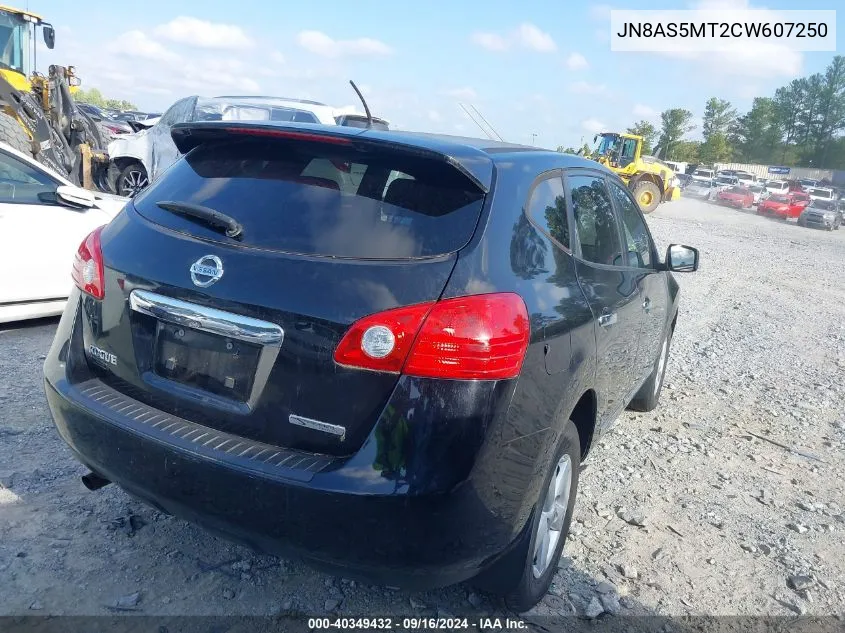 2012 Nissan Rogue S VIN: JN8AS5MT2CW607250 Lot: 40349432