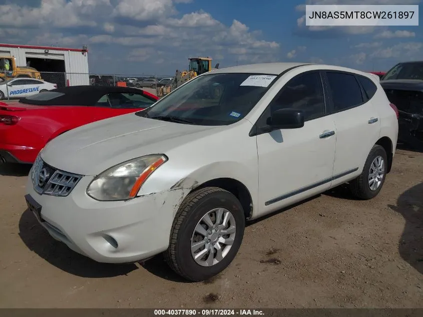 2012 Nissan Rogue S VIN: JN8AS5MT8CW261897 Lot: 40377890