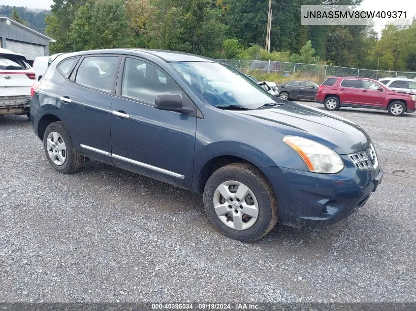 2012 Nissan Rogue S VIN: JN8AS5MV8CW409371 Lot: 40395034