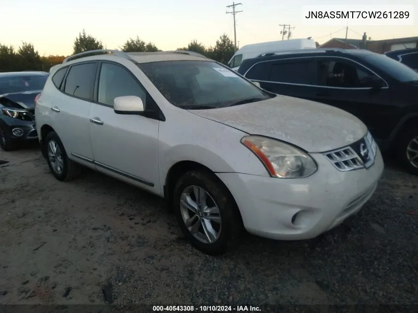 2012 Nissan Rogue Sv VIN: JN8AS5MT7CW261289 Lot: 40543308