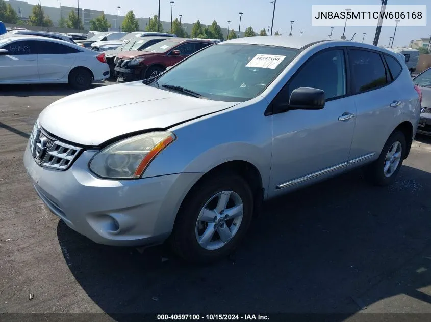 JN8AS5MT1CW606168 2012 Nissan Rogue S