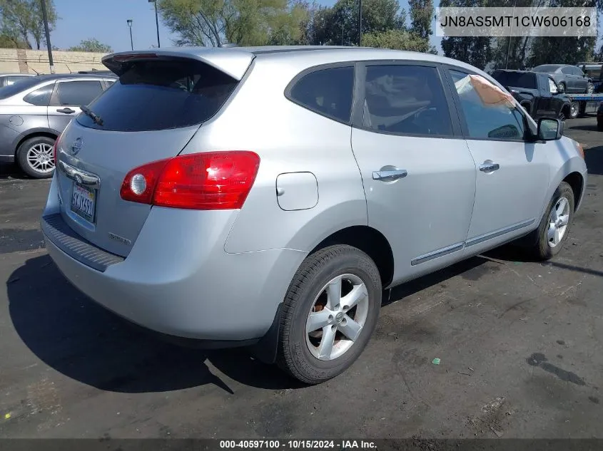 2012 Nissan Rogue S VIN: JN8AS5MT1CW606168 Lot: 40597100