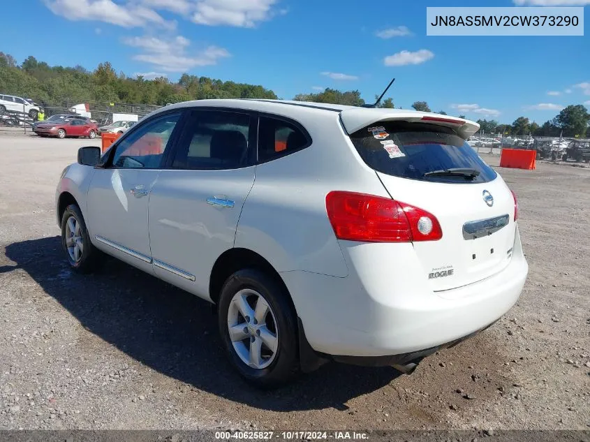 2012 Nissan Rogue S VIN: JN8AS5MV2CW373290 Lot: 40625827