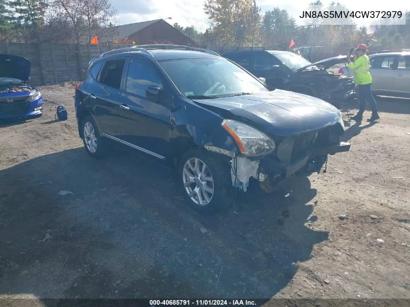 2012 Nissan Rogue Sv W/Sl Pkg VIN: JN8AS5MV4CW372979 Lot: 40685791