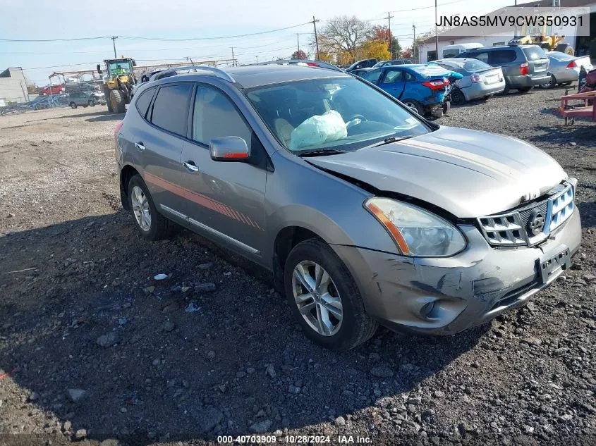 2012 Nissan Rogue Sv VIN: JN8AS5MV9CW350931 Lot: 40703909