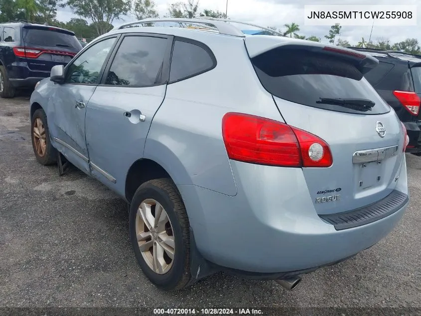 2012 Nissan Rogue Sv VIN: JN8AS5MT1CW255908 Lot: 40720014