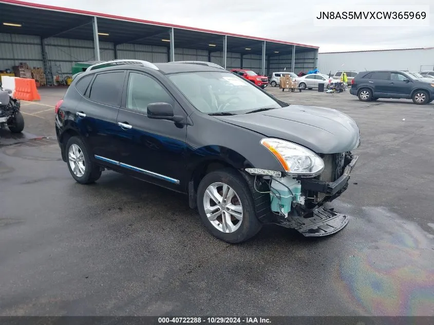 2012 Nissan Rogue Sv VIN: JN8AS5MVXCW365969 Lot: 40722288