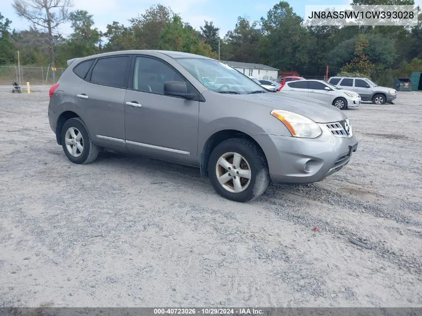 2012 Nissan Rogue S VIN: JN8AS5MV1CW393028 Lot: 40723026