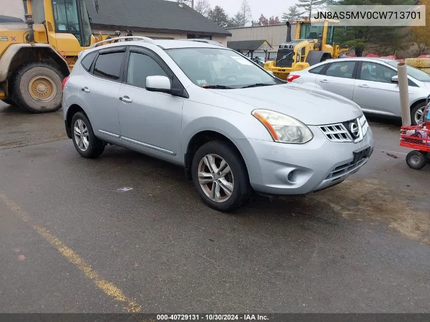 2012 Nissan Rogue Sv VIN: JN8AS5MV0CW713701 Lot: 40729131