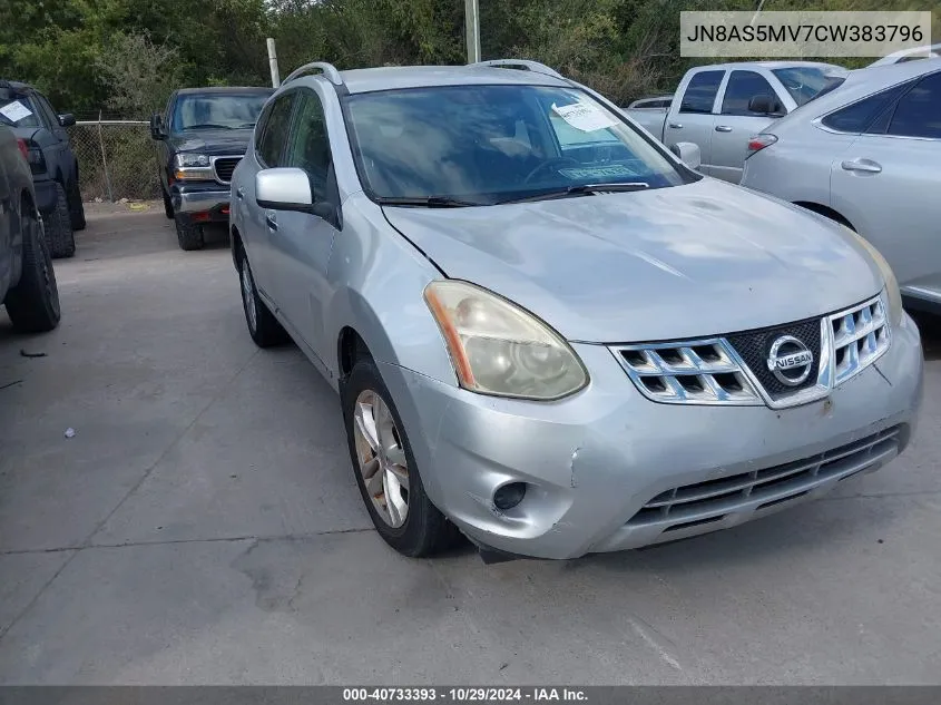 JN8AS5MV7CW383796 2012 Nissan Rogue Sv