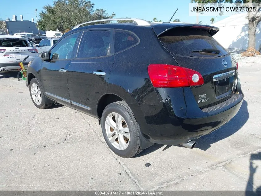 2012 Nissan Rogue Sv VIN: JN8AS5MT1CW271025 Lot: 40737417