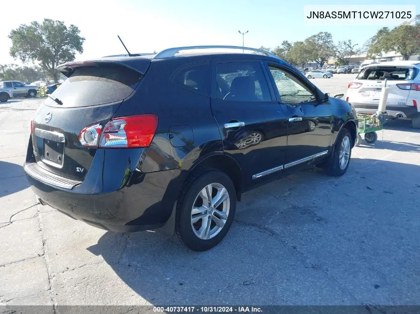 2012 Nissan Rogue Sv VIN: JN8AS5MT1CW271025 Lot: 40737417