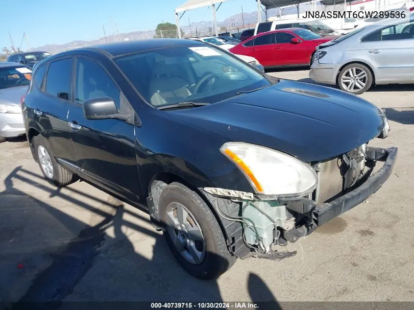 2012 Nissan Rogue S VIN: JN8AS5MT6CW289536 Lot: 40739715