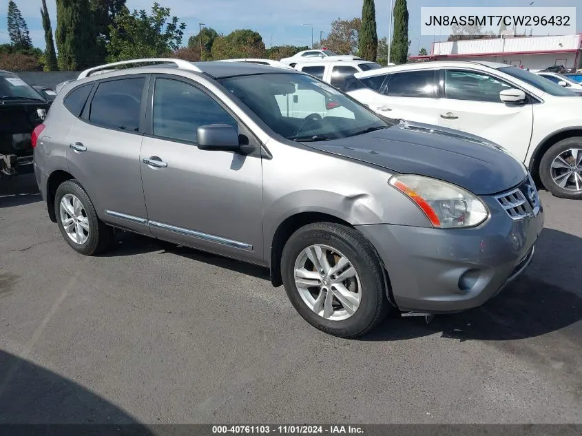 JN8AS5MT7CW296432 2012 Nissan Rogue Sv