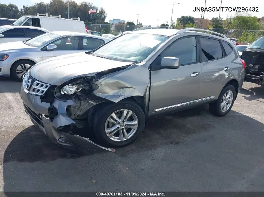 2012 Nissan Rogue Sv VIN: JN8AS5MT7CW296432 Lot: 40761103