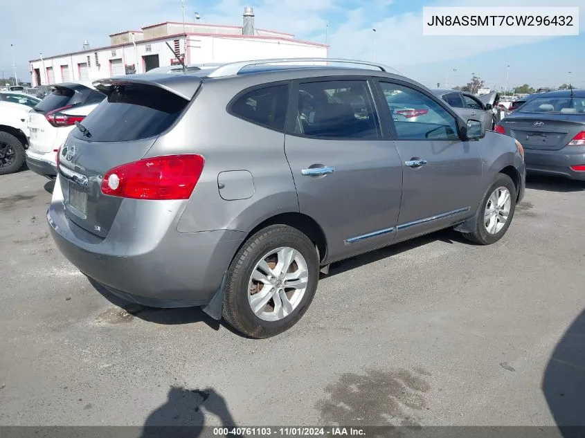 2012 Nissan Rogue Sv VIN: JN8AS5MT7CW296432 Lot: 40761103