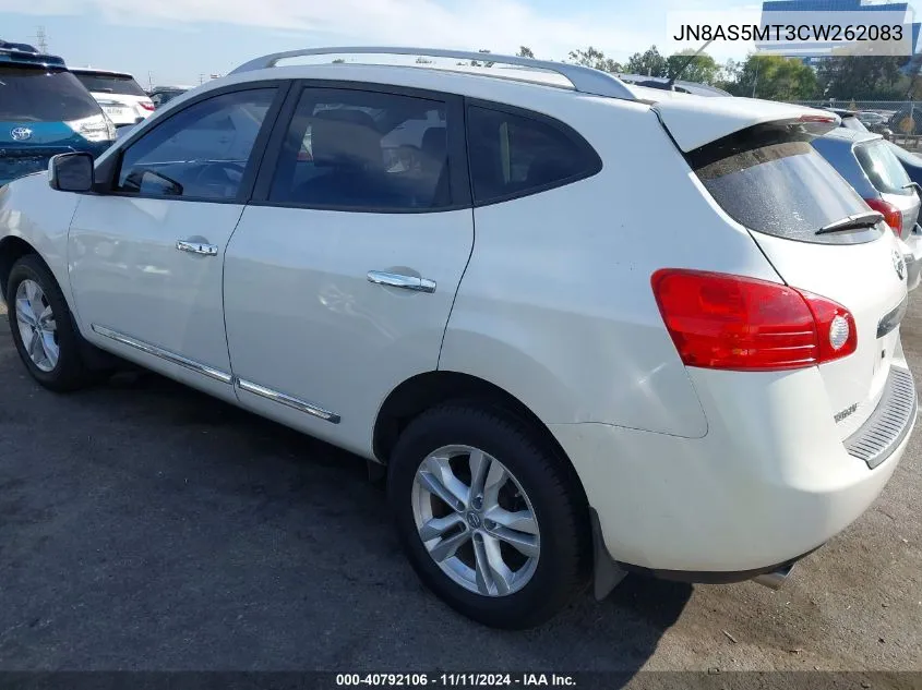 2012 Nissan Rogue Sv VIN: JN8AS5MT3CW262083 Lot: 40792106