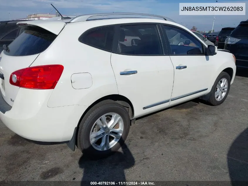 2012 Nissan Rogue Sv VIN: JN8AS5MT3CW262083 Lot: 40792106