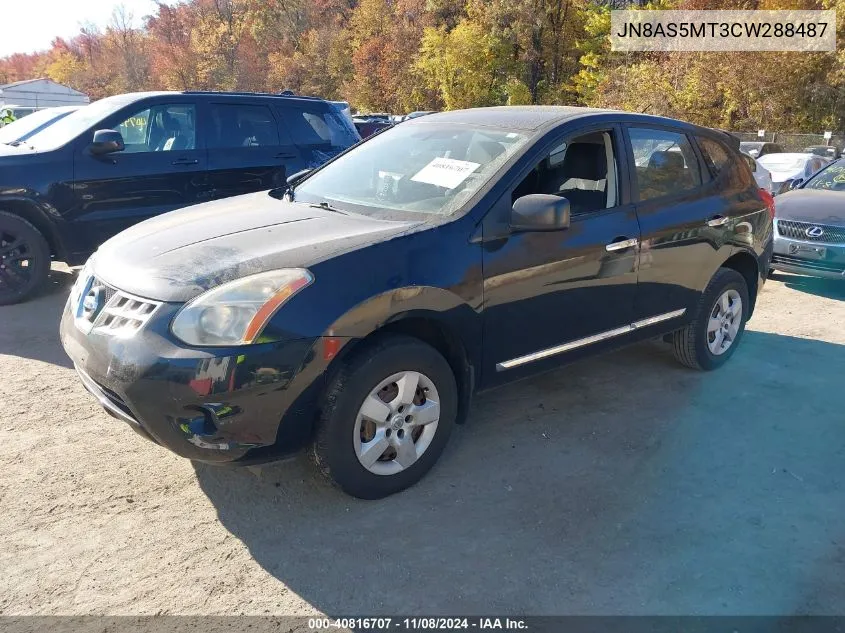 2012 Nissan Rogue S VIN: JN8AS5MT3CW288487 Lot: 40816707