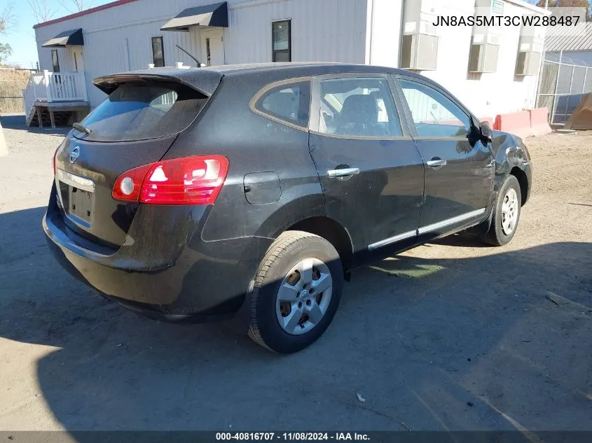 2012 Nissan Rogue S VIN: JN8AS5MT3CW288487 Lot: 40816707