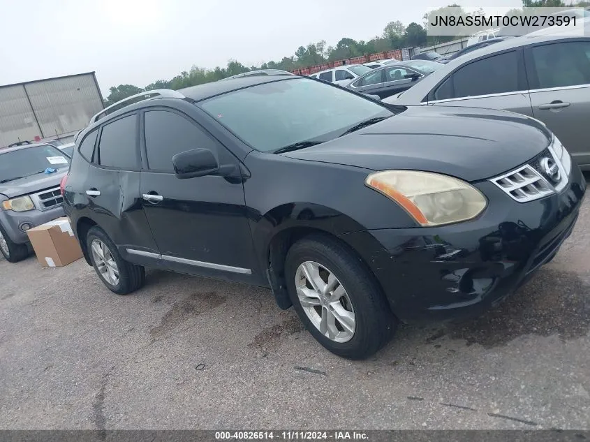 2012 Nissan Rogue Sv VIN: JN8AS5MT0CW273591 Lot: 40826514