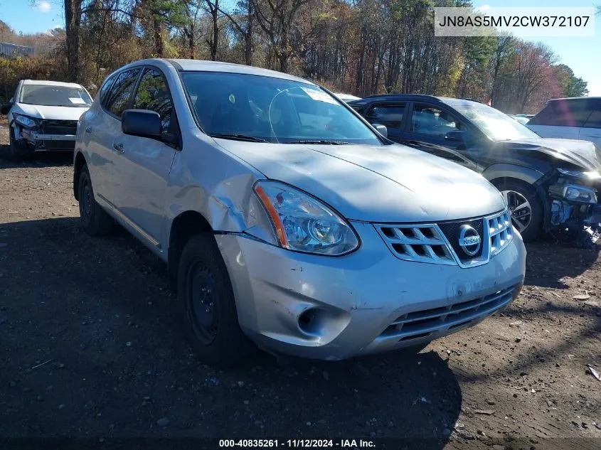 2012 Nissan Rogue S VIN: JN8AS5MV2CW372107 Lot: 40835261