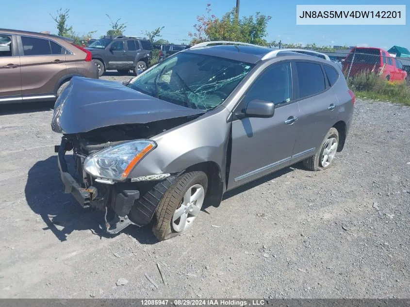 2013 Nissan Rogue VIN: JN8AS5MV4DW142201 Lot: 12085947