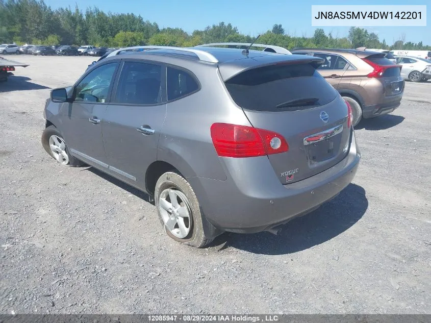 2013 Nissan Rogue VIN: JN8AS5MV4DW142201 Lot: 12085947