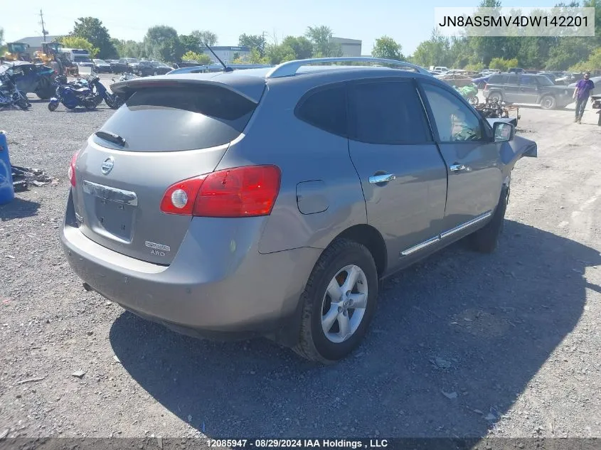 2013 Nissan Rogue VIN: JN8AS5MV4DW142201 Lot: 12085947