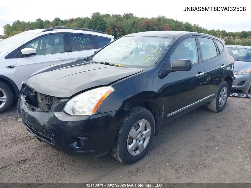 2013 Nissan Rogue VIN: JN8AS5MT8DW032508 Lot: 12113071