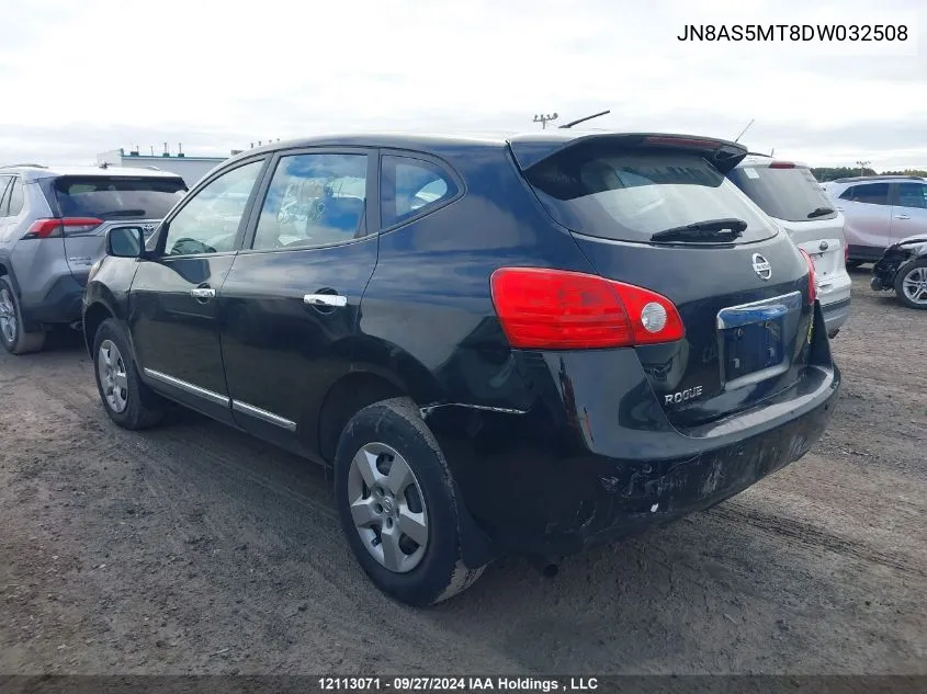 JN8AS5MT8DW032508 2013 Nissan Rogue