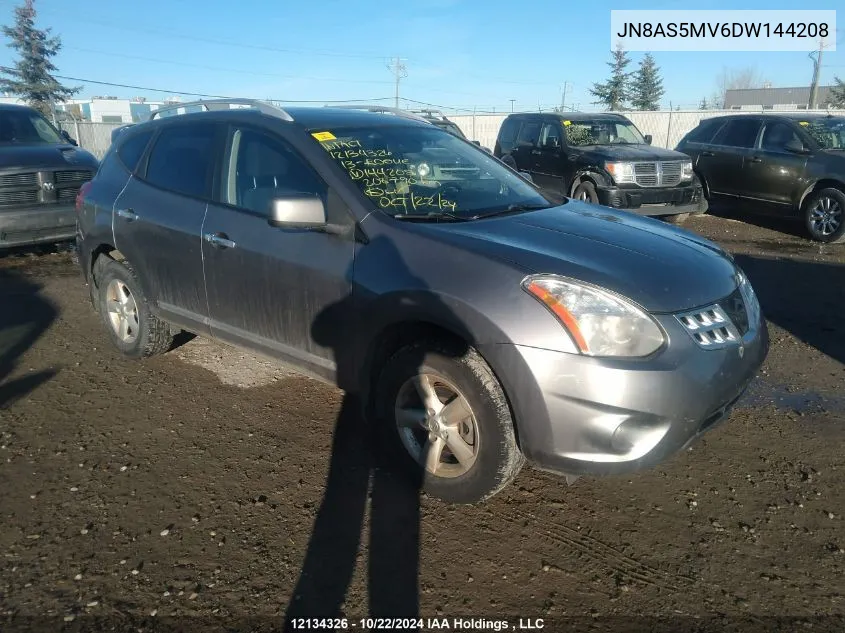 2013 Nissan Rogue VIN: JN8AS5MV6DW144208 Lot: 12134326