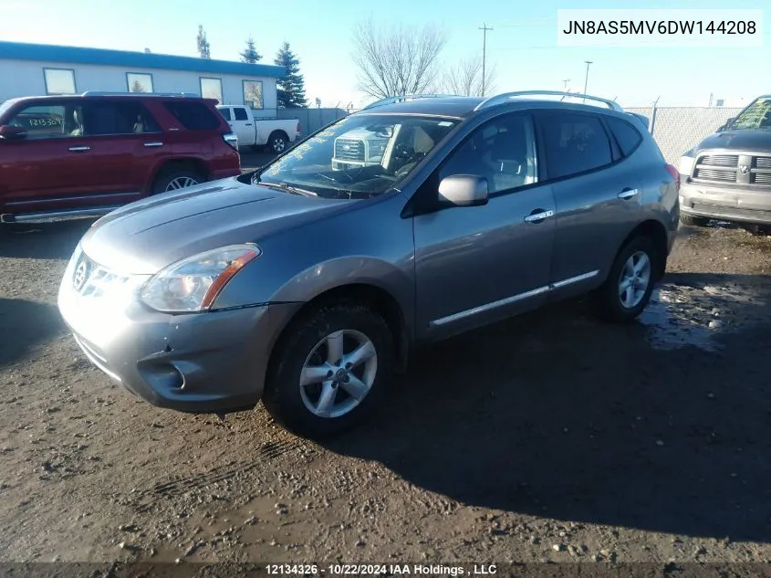 2013 Nissan Rogue VIN: JN8AS5MV6DW144208 Lot: 12134326