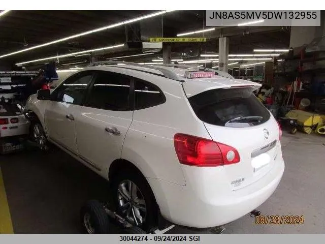 2013 Nissan Rogue S/Sv VIN: JN8AS5MV5DW132955 Lot: 30044274