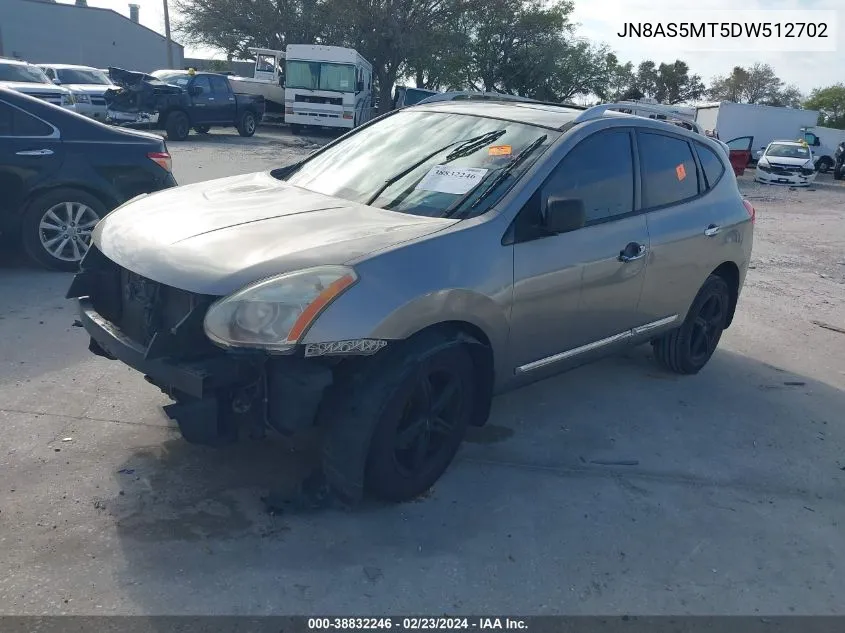 2013 Nissan Rogue Sv VIN: JN8AS5MT5DW512702 Lot: 38832246