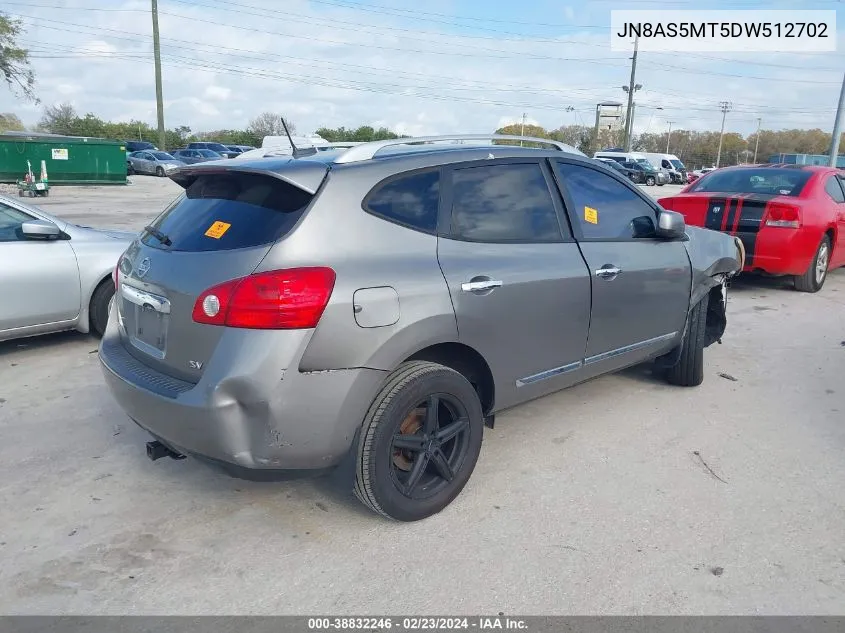 2013 Nissan Rogue Sv VIN: JN8AS5MT5DW512702 Lot: 38832246