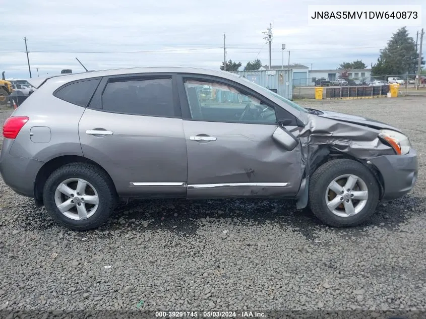 2013 Nissan Rogue S VIN: JN8AS5MV1DW640873 Lot: 39291745