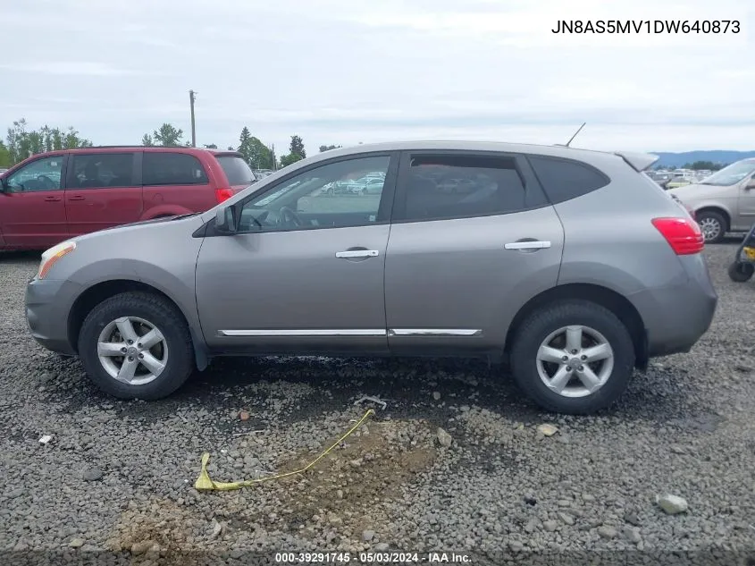 2013 Nissan Rogue S VIN: JN8AS5MV1DW640873 Lot: 39291745