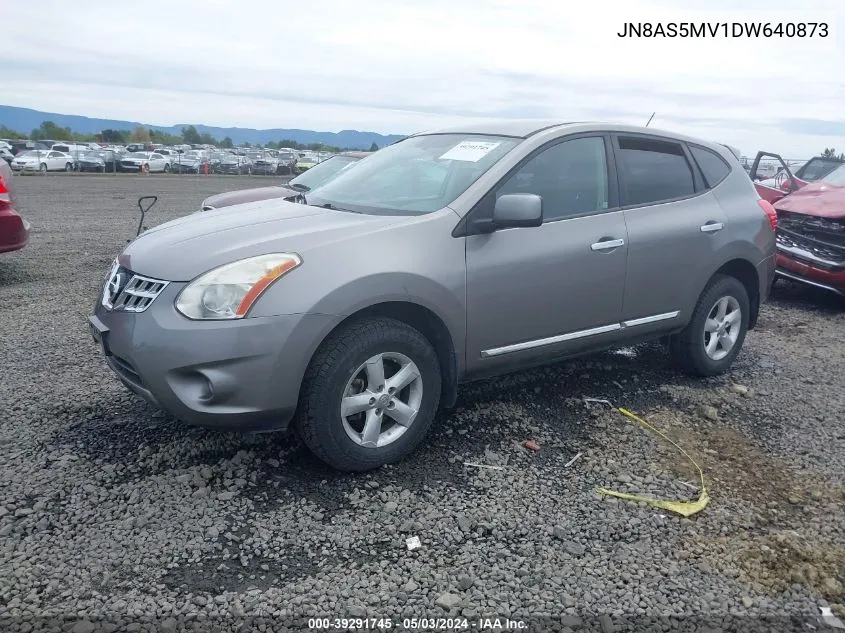 2013 Nissan Rogue S VIN: JN8AS5MV1DW640873 Lot: 39291745