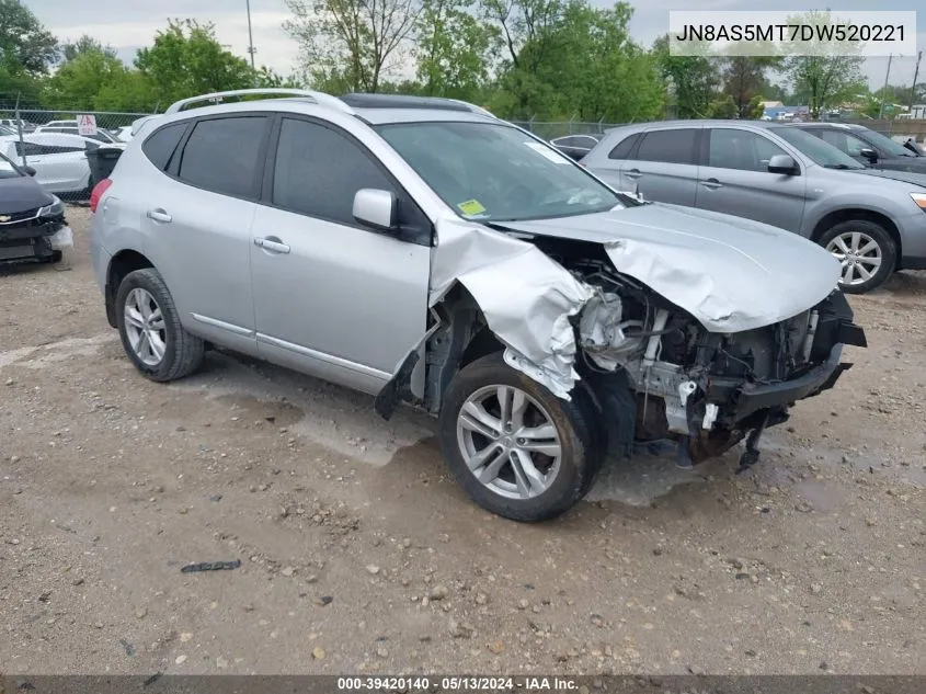 2013 Nissan Rogue Sv VIN: JN8AS5MT7DW520221 Lot: 39420140