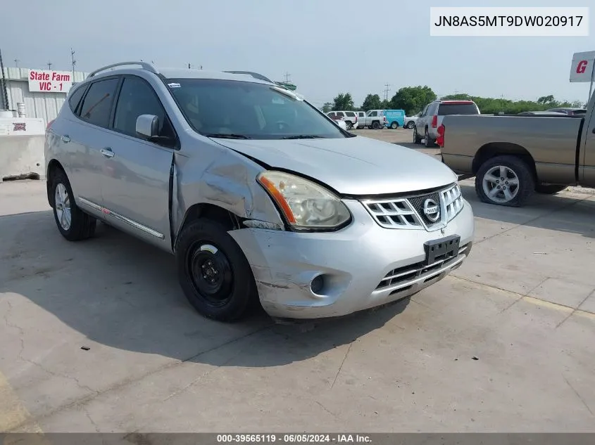 2013 Nissan Rogue Sv VIN: JN8AS5MT9DW020917 Lot: 39565119