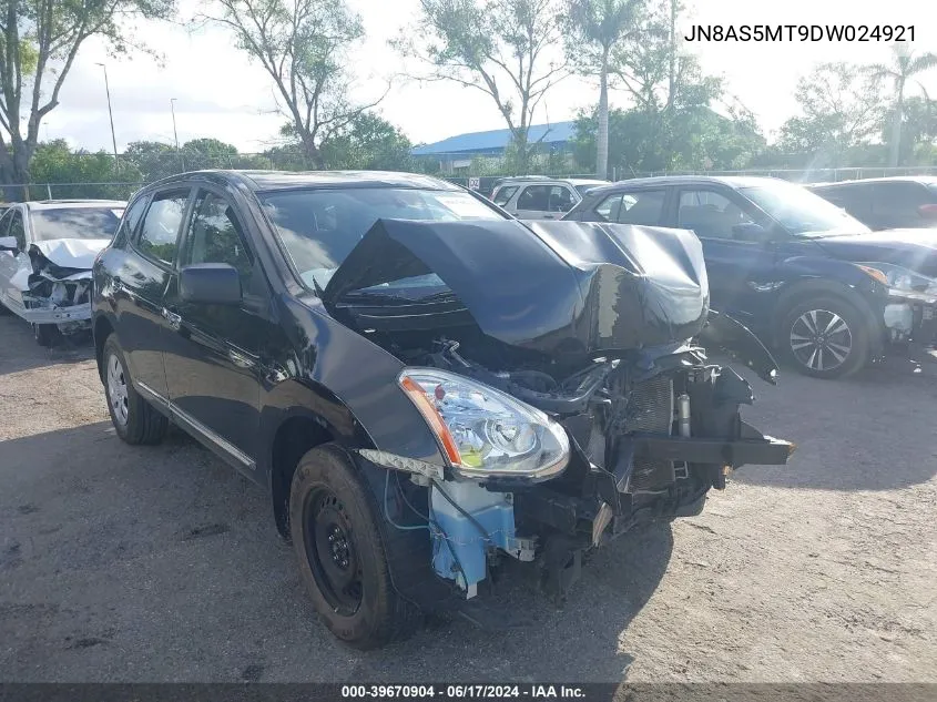 2013 Nissan Rogue S VIN: JN8AS5MT9DW024921 Lot: 39670904