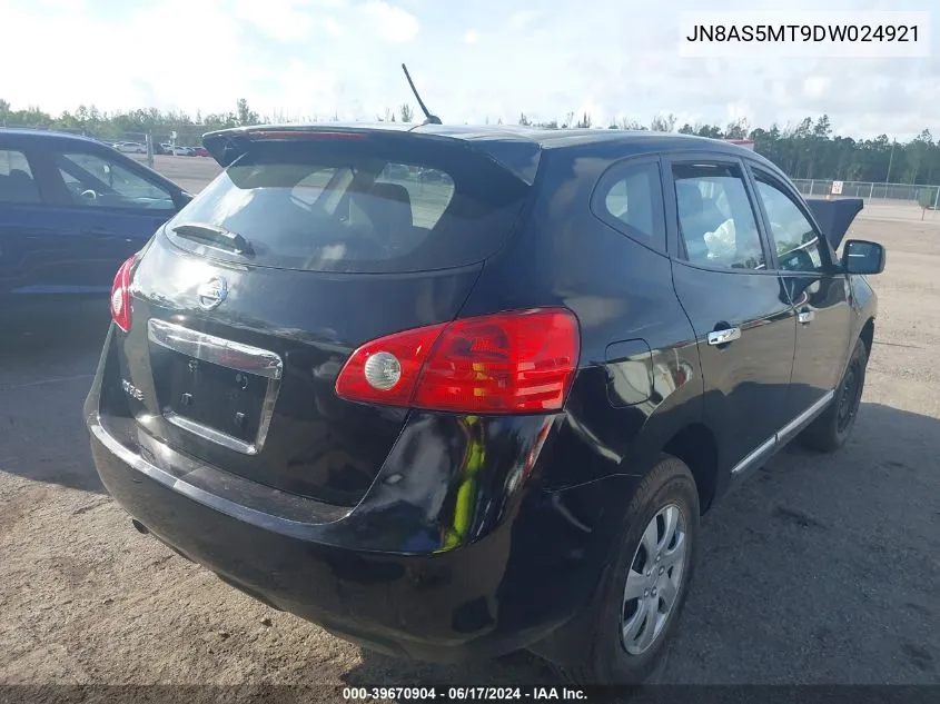 2013 Nissan Rogue S VIN: JN8AS5MT9DW024921 Lot: 39670904