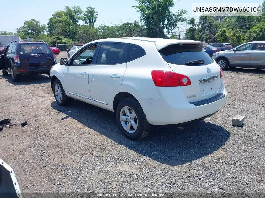 2013 Nissan Rogue S VIN: JN8AS5MV7DW666104 Lot: 39689222