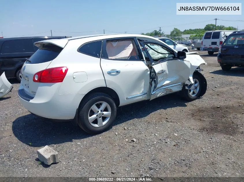 2013 Nissan Rogue S VIN: JN8AS5MV7DW666104 Lot: 39689222