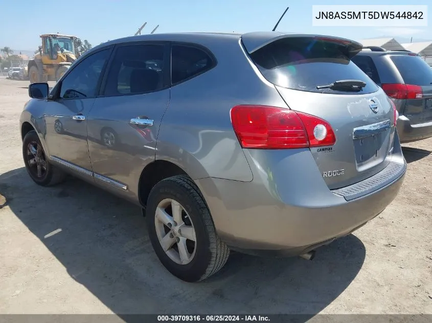 2013 Nissan Rogue S VIN: JN8AS5MT5DW544842 Lot: 39709316