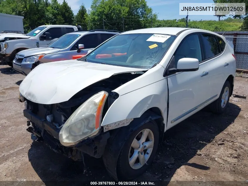 2013 Nissan Rogue S VIN: JN8AS5MT1DW012603 Lot: 39767803