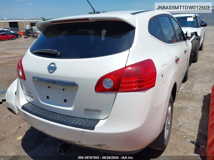 2013 Nissan Rogue S VIN: JN8AS5MT1DW012603 Lot: 39767803